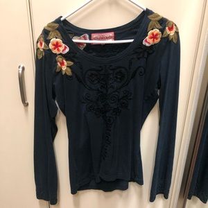 Vintage Johnny Was long sleeved top